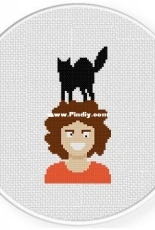 Daily Cross Stitch - Crazy Cat Lady