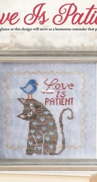 Love Is Patient by Dirty Annie's from Just Cross Stitch - Winter 2024 PCS + XSD