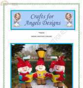 Crafts for Angels Designs - Barbara Maroney - Gnome Christmas Carolers