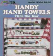 Leisure Arts 3004 Handy Hand Towels - Thru the Year