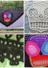 Spider Mambo Designs - Sugar Skull Shawl