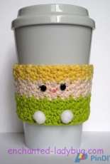 The Enchanted Ladybug - Angie Hale - Crochet Tinker Bell Coffee Cup Cozy- Free