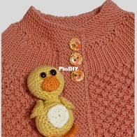 Rowntree Baby Toddler Cardigan by Virginia Barkess