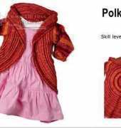 Polkadot - Little Girls Jacket - Berroco Pattern