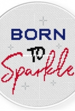 Daily Cross Stitch - Born to Sparkle
