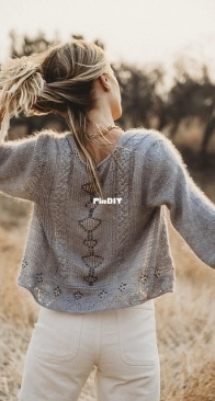 Heaven Cardigan by Pope Vergara - Spanish