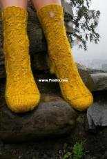 Fawkes Sawkes Socks by Laura Jenkins-Free