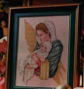 Christmas Keepsakes Madonna and Child  from Cross Stitch & Needlework December 1997
