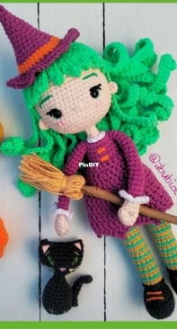 Abubi Designs - Poly Bernoy - Irina the witch - English or Spanish