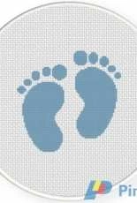 Dailly Cross Stitch - Baby Feet
