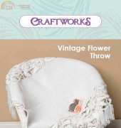 Craftworks-Vintage Flower Throw