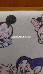 Sleeping minnie and Mickey.