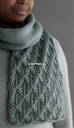 Lovely Leaf Lace Scarf  by Purl Soho-Free
