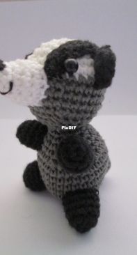 Amigurumi - Forest Animals: badger