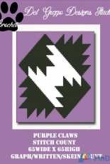 Del Guzzo Designs Studio - Tammy Del Guzzo - Purple Claws