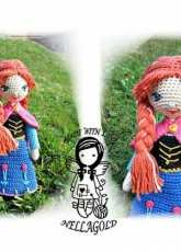 Nellagolds Crocheting - Martina Luzova - 111 Anna The Princess of Arendelle