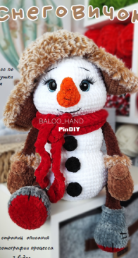 Baloo hand - Ekaterina Zueva - Снеговик Snowman - Russian