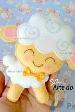 Arte do Feltro by Kaory - Ovelha / Sheep Felt Pattern - Portuguese - FREE