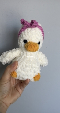 Crochet duck girl