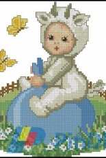 Ellen Maurer Stroh EMS Animal Babies - Goat Baby XSD