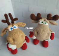 Toys Yuliya - Julia Filippova - Reindeer (Moose design option)