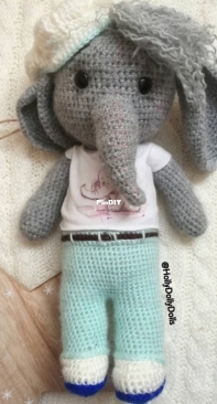 Holly Dolly Dolls - Anna Vlasova - Elephant - слон - Russian - Free
