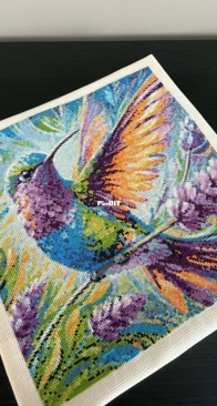 hummingbird lavande by los disenos de inma
