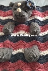 First crochet project: Rhino Baby Blanket