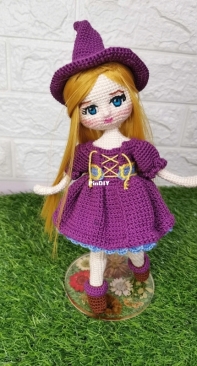 Amitopia - Mero Designs - Marwa Elgendi - Witch amigurumi Doll