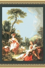 Dina Cross Stitch - Ladies in the Countryside - Free