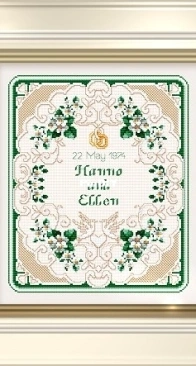 Ellen Maurer Stroh - EMS097 - Wedding Sampler
