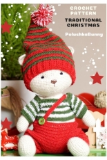 Polushka Bunny - Maria Ermolova - Traditional Christmas Bear Outfit