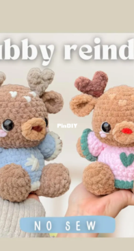 Crochet by Janina - Janina - Chubby Rudolph Reindeer