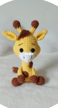 Mimos em Crochê - Rosi Barros - Amigurumi Baby Giraffe - Girafa Amigurumi Baby - Portuguese