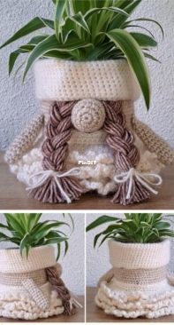 Dani - Daniëlle Wienneke - Gnome Bride Plant Pot - Gnome Bruid Plantenpot - Dutch
