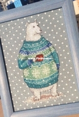 Animals in Sweaters - Polar Bear by Ekaterina Gafenko and Mila Vozhd