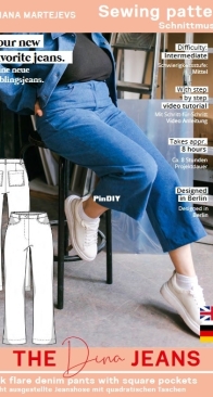 Juliana Martejevs - Dina Jeans - Sizes XS-XXXL - English, German