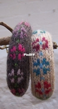 Fair Isle Bangles by Di Gilpin-Free
