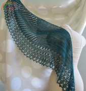 Crooked Cathedral Shawl by Marisa Hernandez
