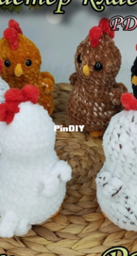 Di Plushtoys - Diana Shestopalova - Диана Шестопалова - Chicken - Курочка Ряба - Russian - Free