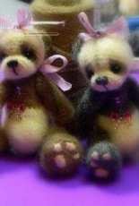 Chantal Bears - Chantal Giroux -Miniature Thread Crochet Panda Bear