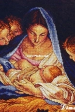Janlynn 023-0530 Madonna and Angels PCS