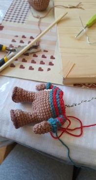 navidad 2025. crocheteando en los ratos libres.