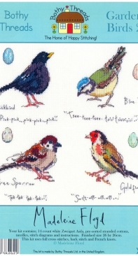 Bothy Threads XMF2 - Garden Birds 2
