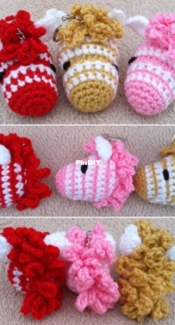 Crochet at Teris - Teri Hamilton - Zany Zebra Keychains - Free