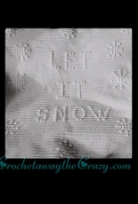 Crochet away the Crazy- Kris Hill Designs - Kris Hill - Let It Snow Afghan