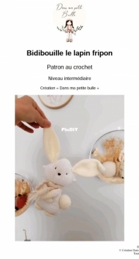 Dans ma petite bulle 49 - Sandrine - Bidibouille the mischievous rabbit - Bidibouille Le Lapin Fripon - French - Free