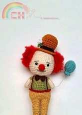 Amidorable Crochet- Jackie Laing - Clown Pattern - Dutch - Translated - Free