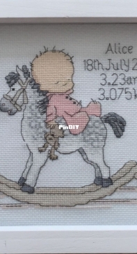 Lili of the Valley  - Baby on Rocking Horse Girl/Boy