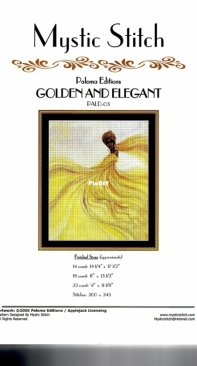 Mystic Stitch - PALD-03 Golden And Elegant By Paloma Editions